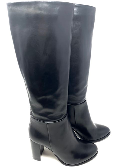 Stivale donna in pelle con tacco IL LACCIO | LZB919VELVETNERO